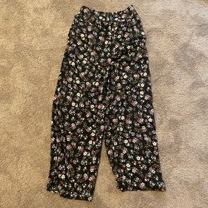 Flower trouser pants